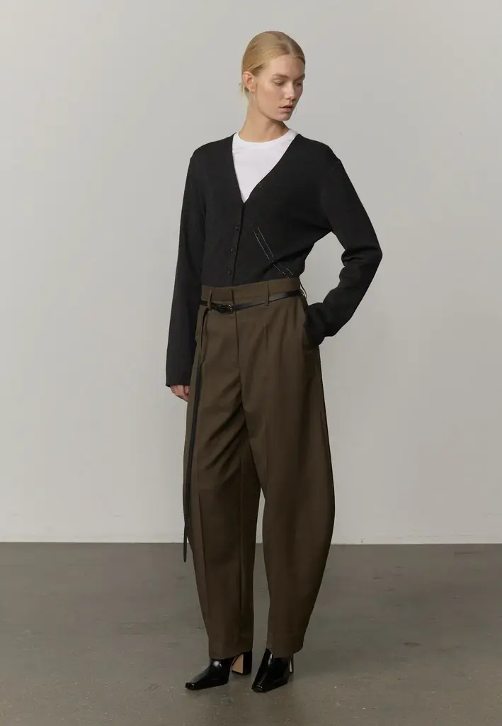 Birgitte Herskind Dante Mid Waits Pants - Khaki