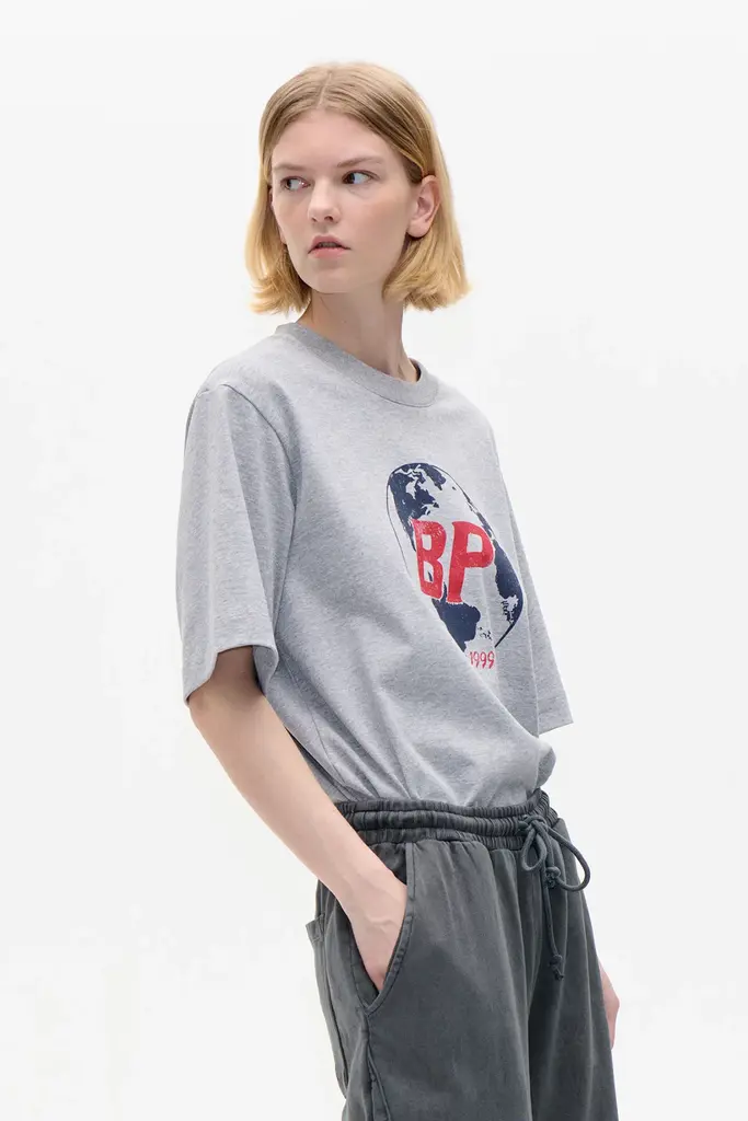 Baum und Pferdgarten Janina T-shirt - Grey Melange Earth