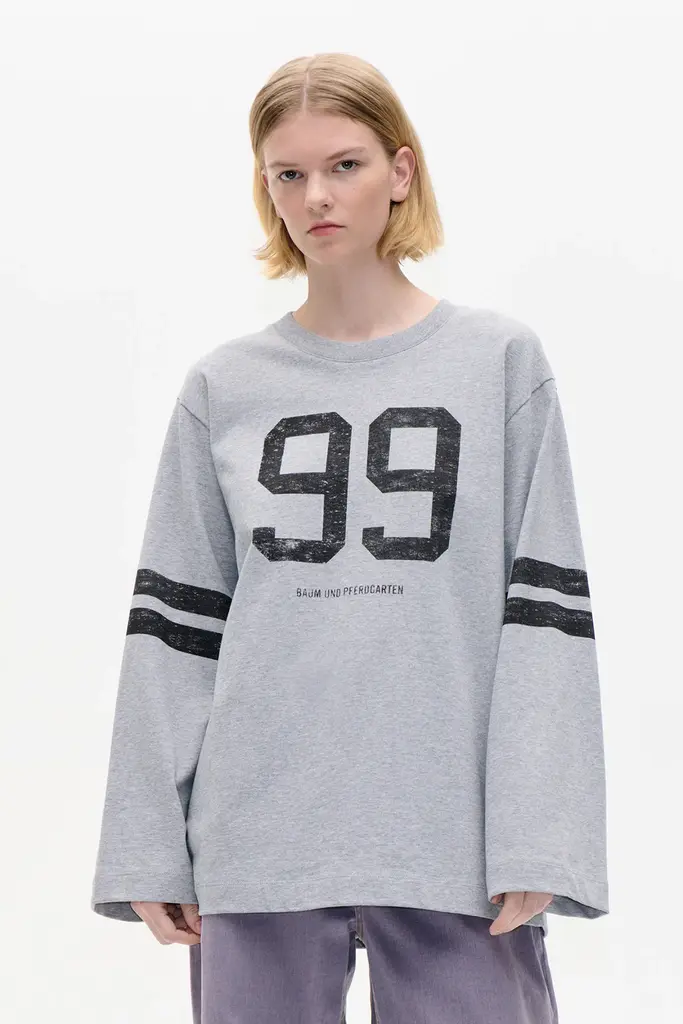 Baum und Pferdgarten Jeevana Longsleeve - Grey Melange