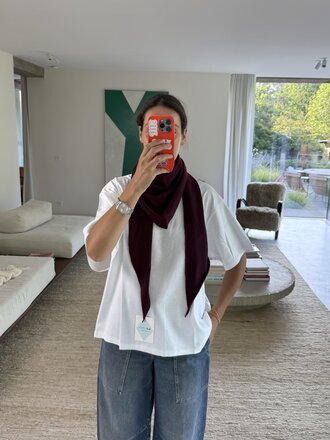 Raff Collective Big Triangle - Burgundy