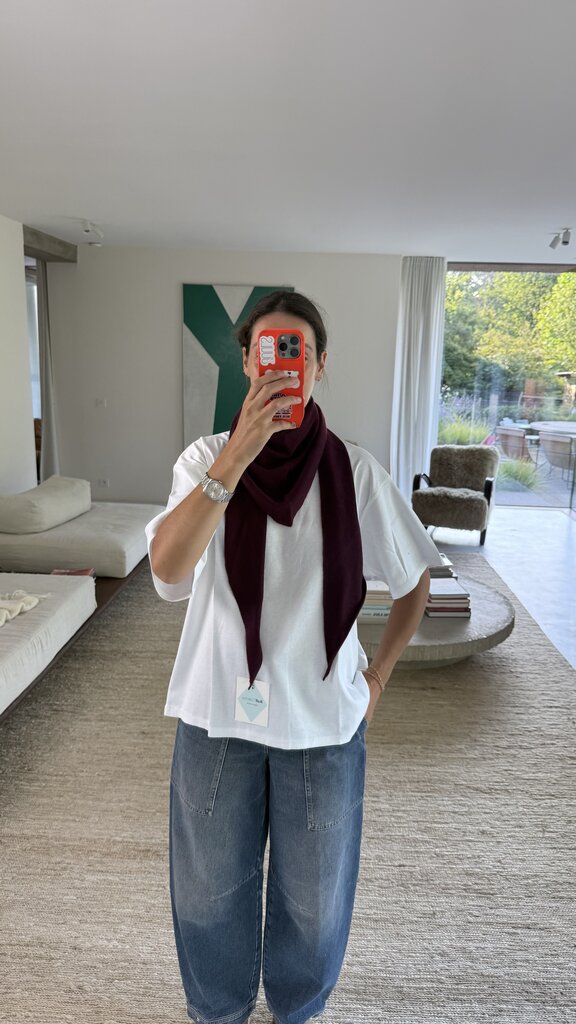 Raff Collective Big Triangle - Burgundy