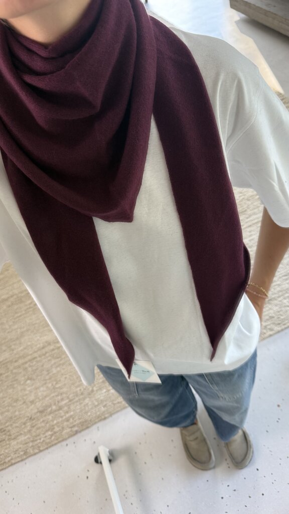 Raff Collective Big Triangle - Burgundy