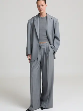 Liv The Label Judy Blazer - Grey Melange