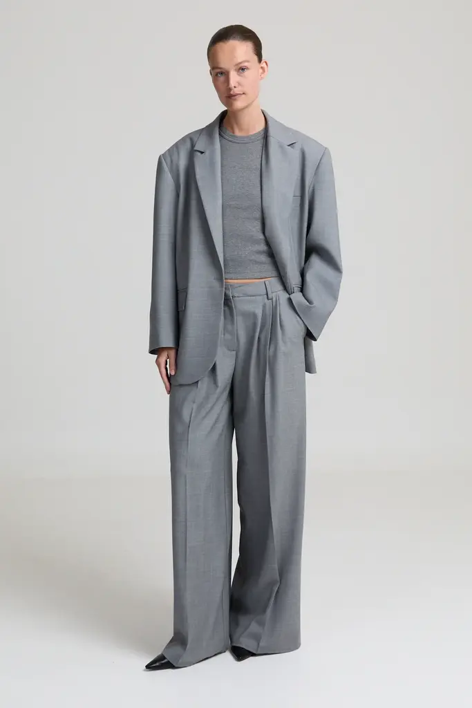 Liv The Label Judy Blazer - Grey Melange