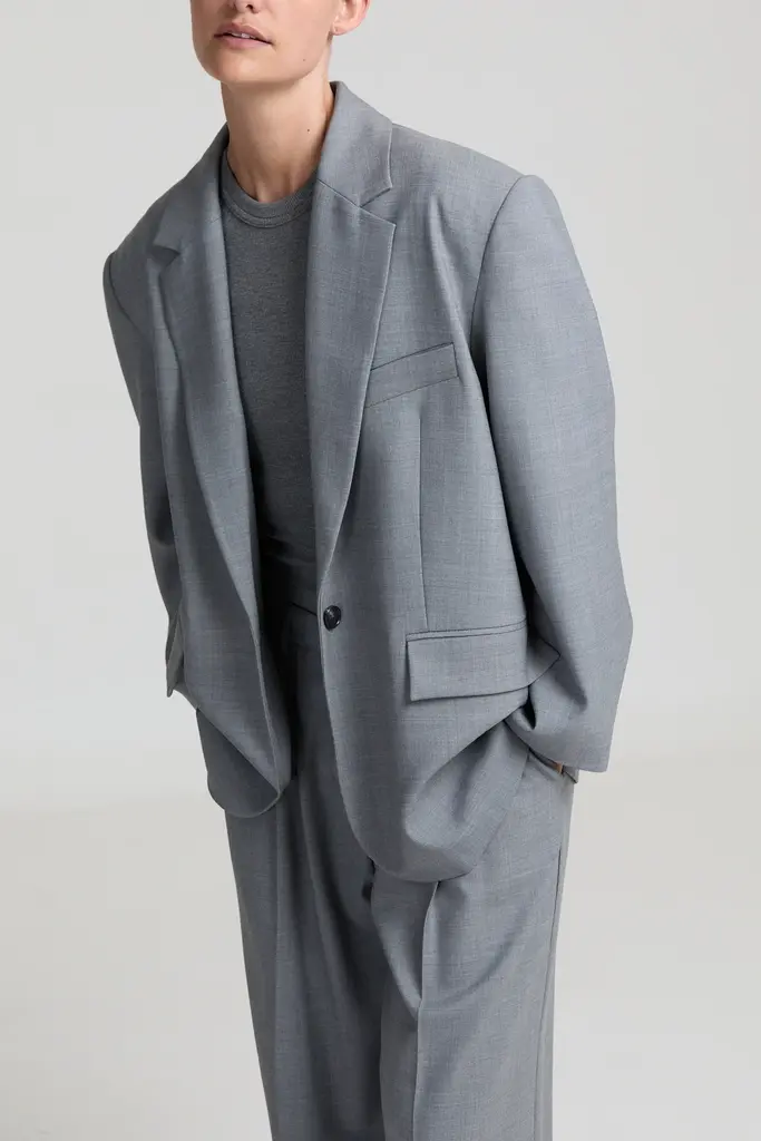 Liv The Label Judy Blazer - Grey Melange