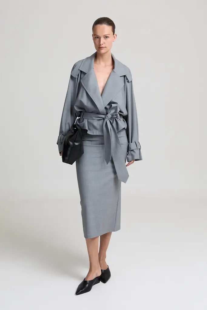 Liv The Label Simone Jacket - Grey Melange