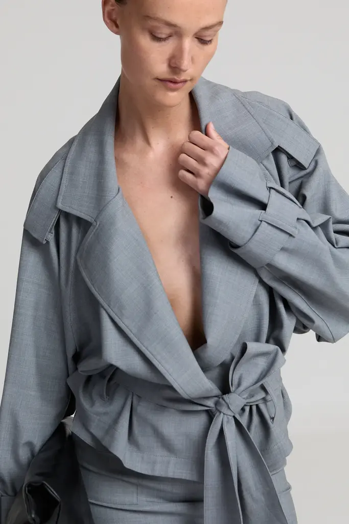 Liv The Label Simone Jacket - Grey Melange