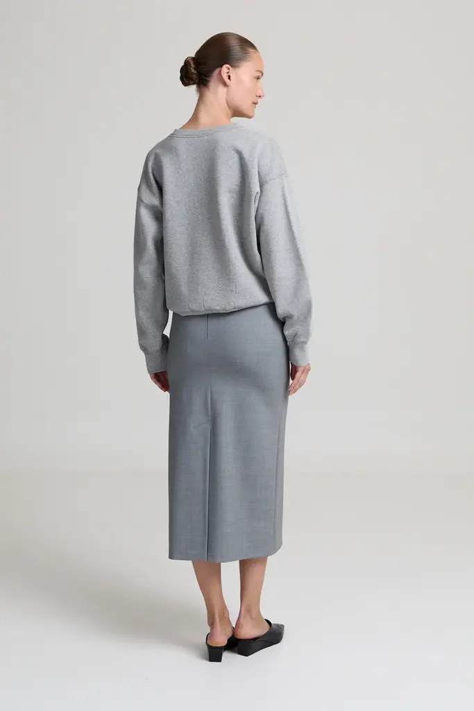 Liv The Label Filipa Skirt - Grey Melange