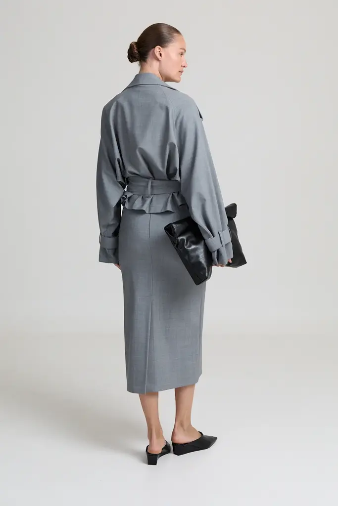 Liv The Label Filipa Skirt - Grey Melange