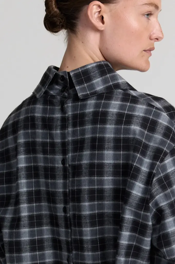 Liv The Label Babetta Dress - Grey Checked