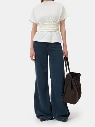 Closed Draped T-shirt - Ivory