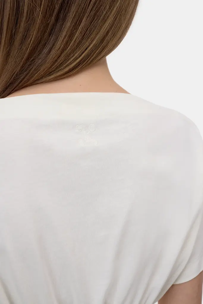 Closed Draped T-shirt - Ivory