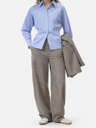 Closed Waisted Shirt - Breeze Blue
