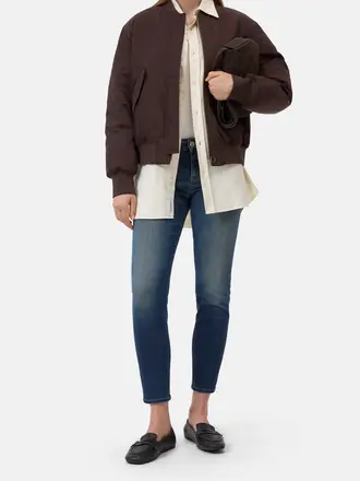Closed Blouson Jacket - Mahagony Brown