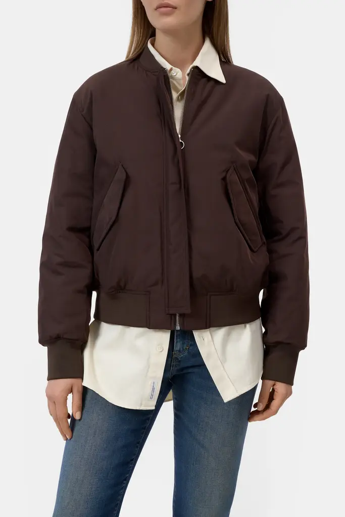 Closed Blouson Jacket - Mahagony Brown