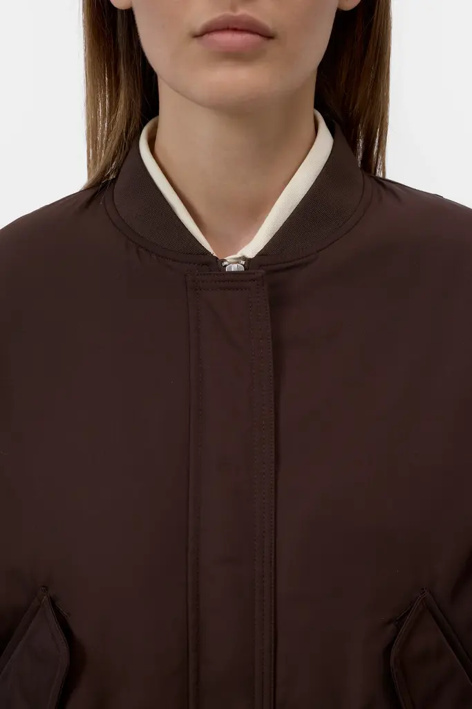 Closed Blouson Jacket - Mahagony Brown