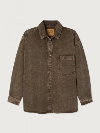 American Vintage Oshow Shirt - Stone Brown