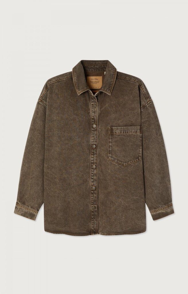 American Vintage Oshow Shirt - Stone Brown