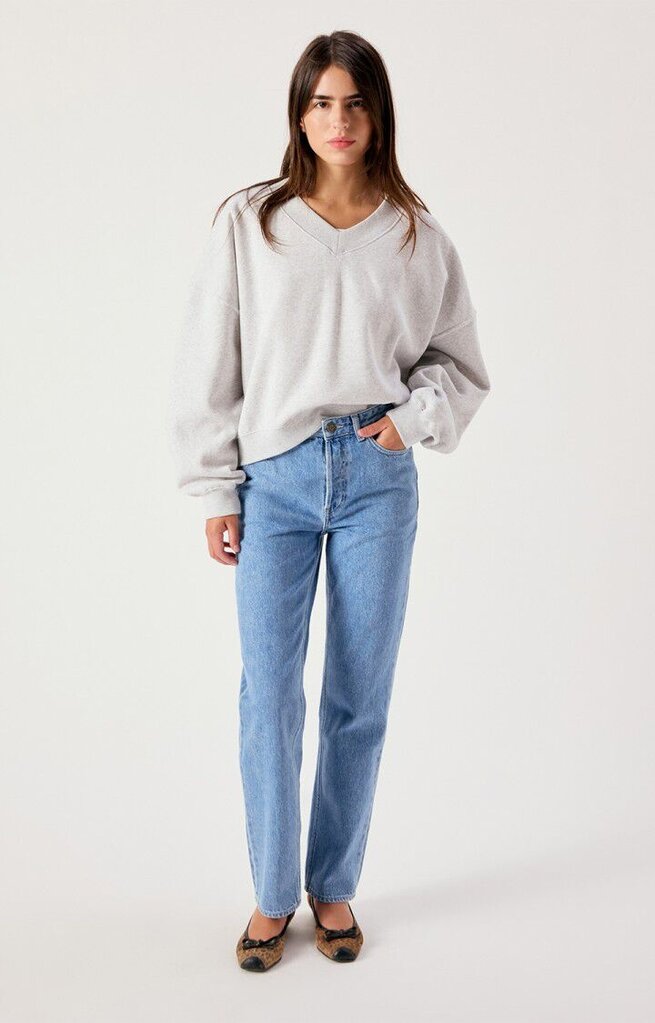 American Vintage Baptown Sweater - Gris Chine