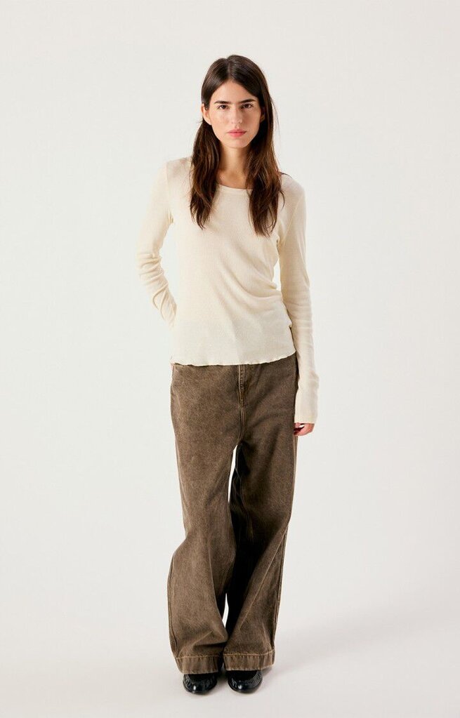 American Vintage Oshow Jeans - Stone/Brown
