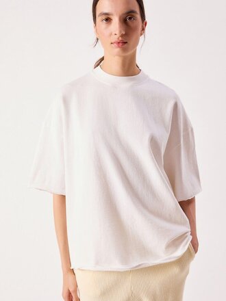 American Vintage Afoma tshirt short sleeves - Blanc