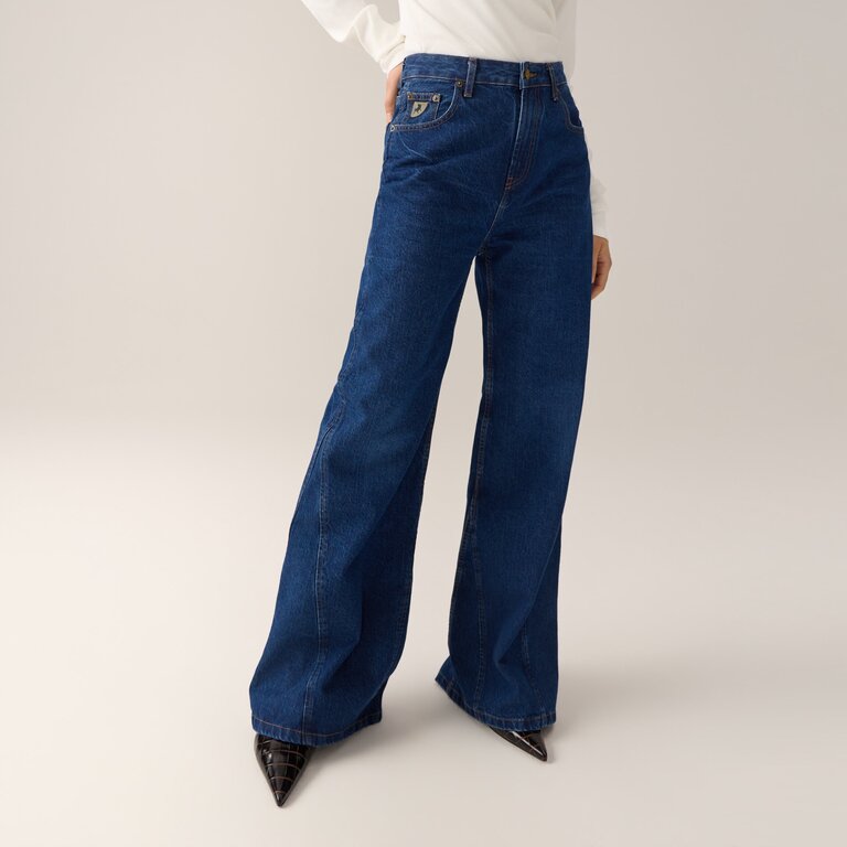 Lois Skater Flare - Marte Blues - Faint stone