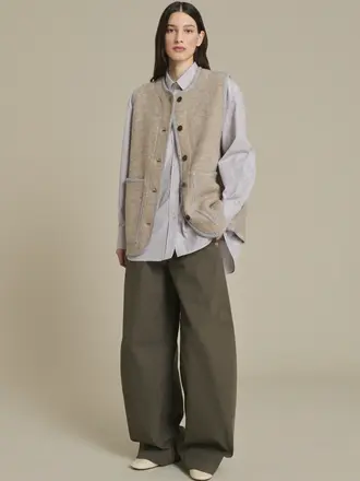 Soeur Chicago Vest - Beige/Gris