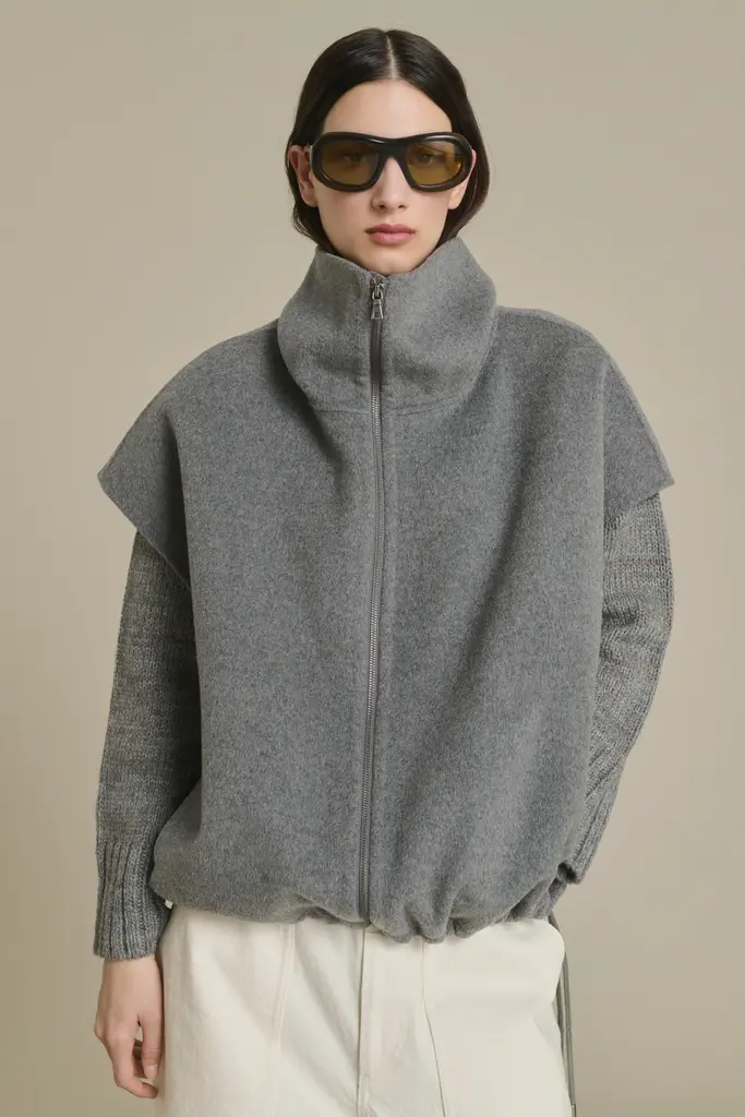 Soeur Juno Jacket - Gris Clair