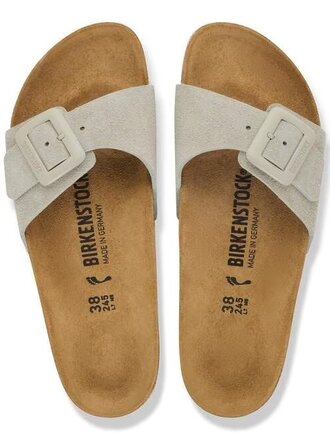 Birkenstock Madrid Cushion Buckle - Oyster