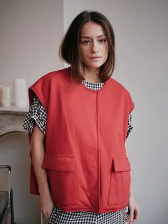 Love Sundaily Alfie Padding Jacket - Red