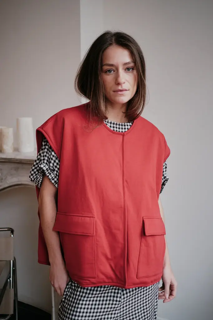 Love Sundaily Alfie Padding Jacket - Red