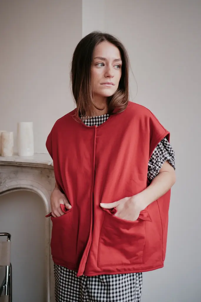 Love Sundaily Alfie Padding Jacket - Red