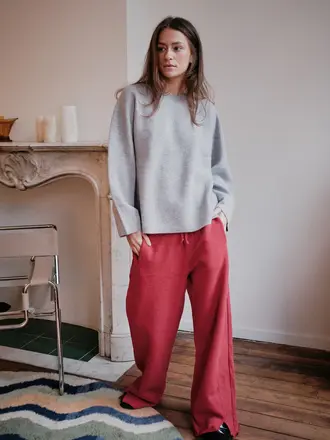 Love Sundaily Bebe Cashmere Knit - Grey Melange