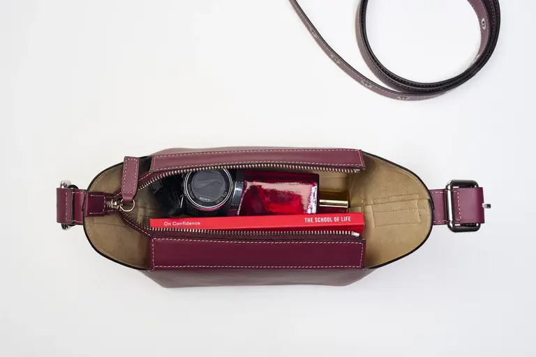 Zarina Rouge Charlie Handbag - Ruby