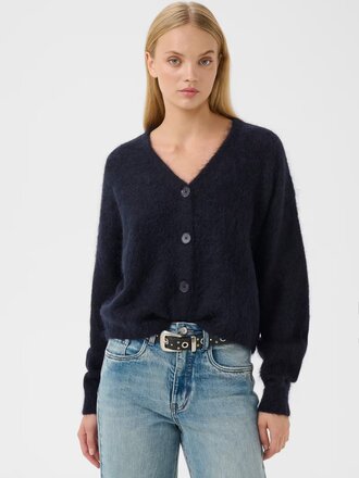 Gestuz Debbie V Cardigan - Navy Melange