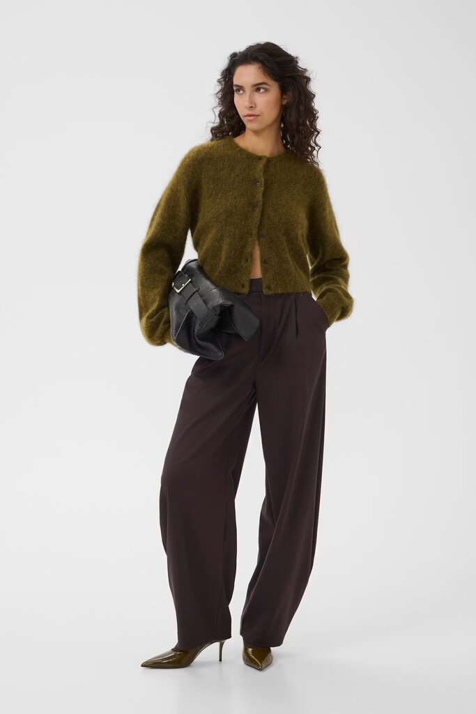 Gestuz Debbie Short Cardigan - Plantation Melange