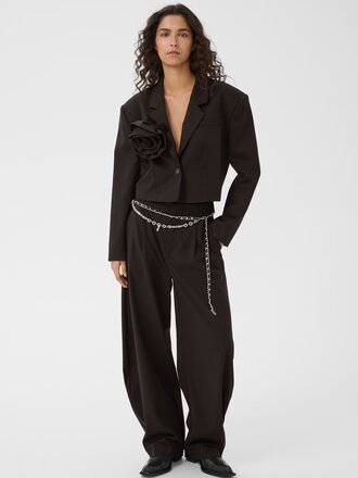 Gestuz Callia Barrel Pants - Ganache