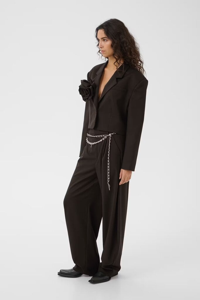 Gestuz Callia Barrel Pants - Ganache