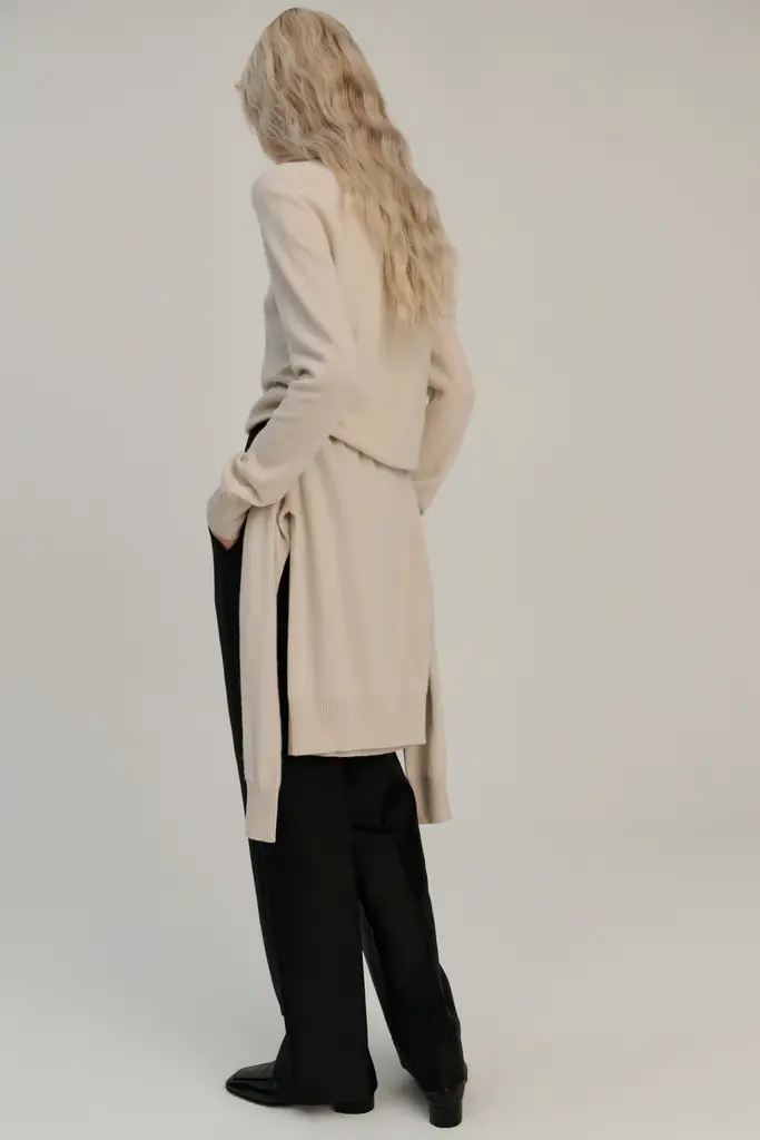 Rhea Knitted Crewneck - Sand