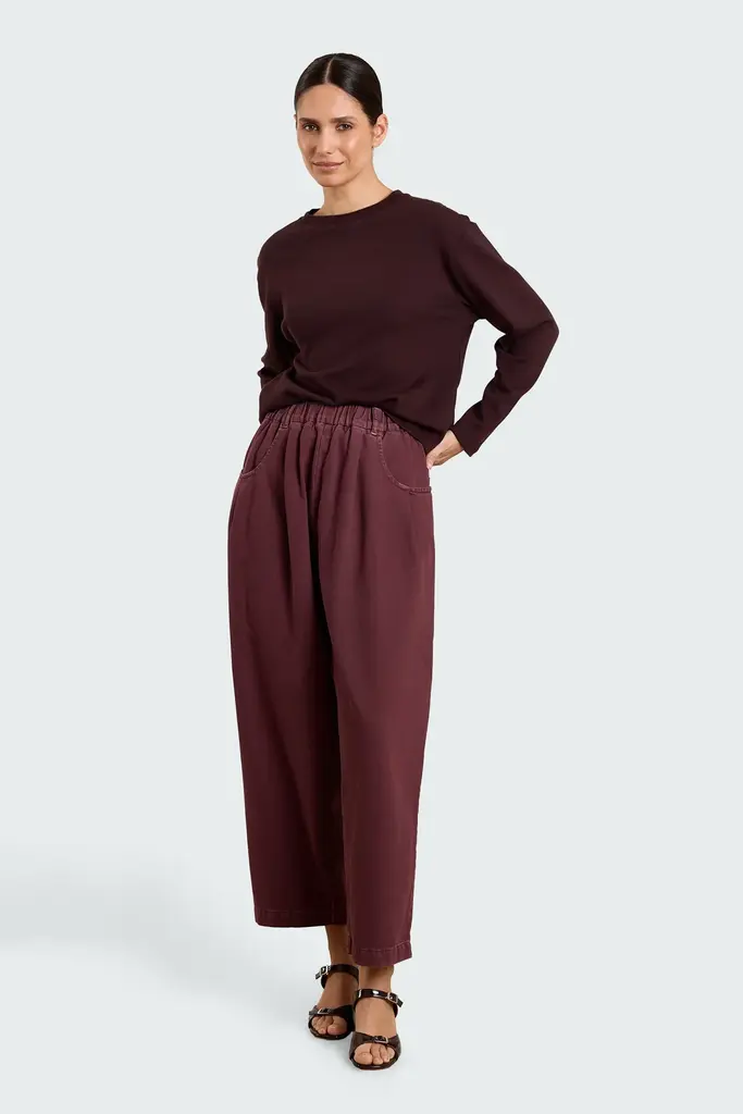 Studio Clique Gitta Pants - Vintage Burgundy