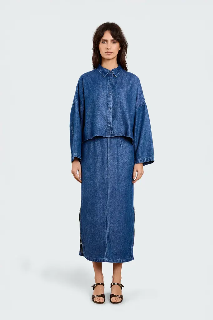 Studio Clique Agnette Skirt - Vintage Blue