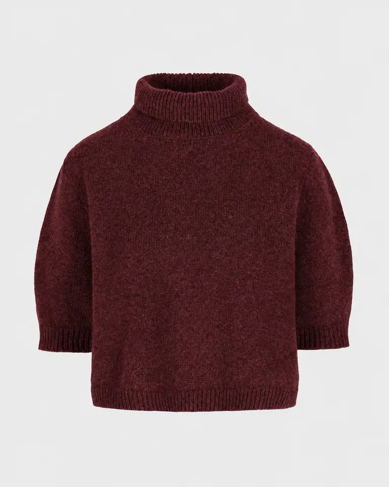 Rhune Brune knit - Bordeaux