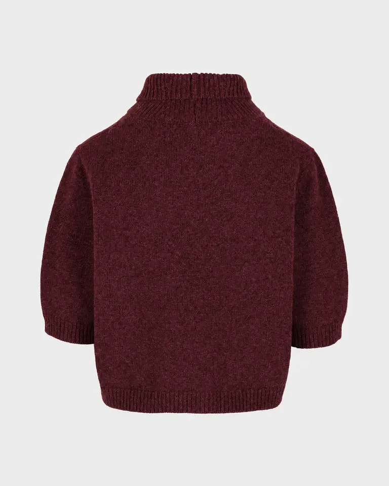 Rhune Brune knit - Bordeaux