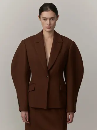Birgitte Herskind Alex Fitted Blazer - Java Brown