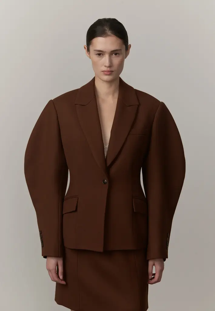 Birgitte Herskind Alex Fitted Blazer - Java Brown