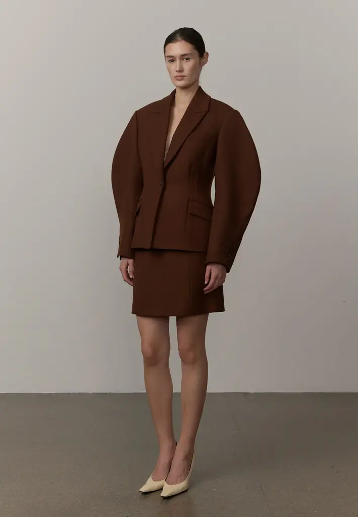 Birgitte Herskind Alex Fitted Blazer - Java Brown