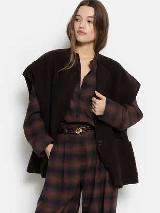 Âme Antwerp Ines Wooly Jacket - Brown