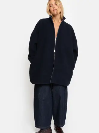 Âme Antwerp Onu Wolly Jacket - Navy