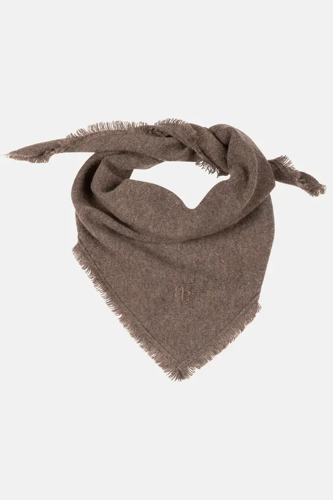 Âme Antwerp Odette Mini Scarf - Chestnut