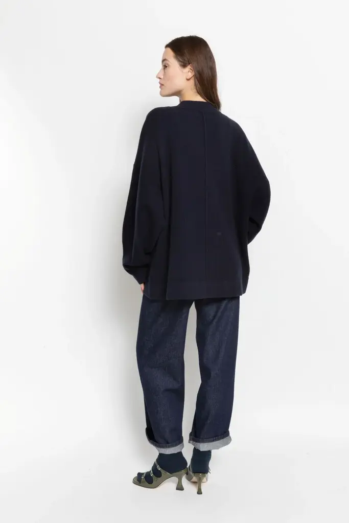 Âme Antwerp Olympia Cardigan - Navy